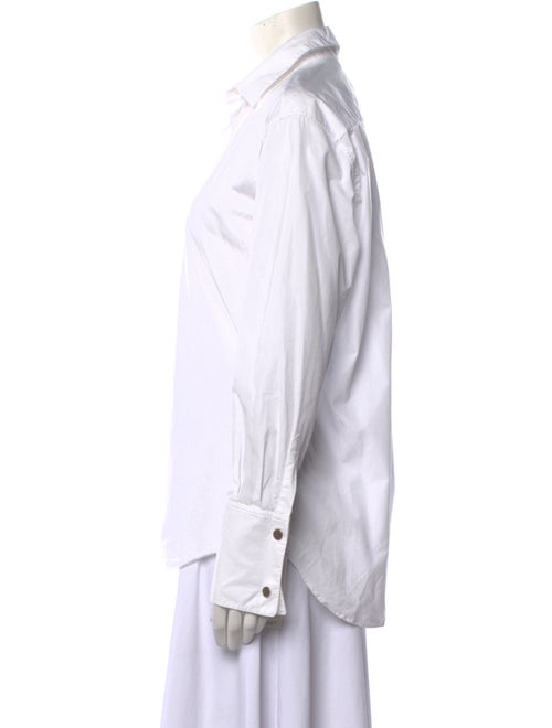 The Row Long Sleeve Button-Up Top