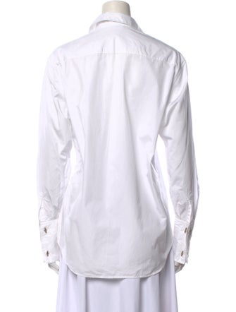 The Row Long Sleeve Button-Up Top