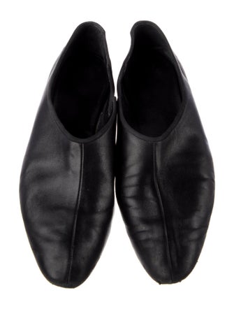 The Row Leather Flats