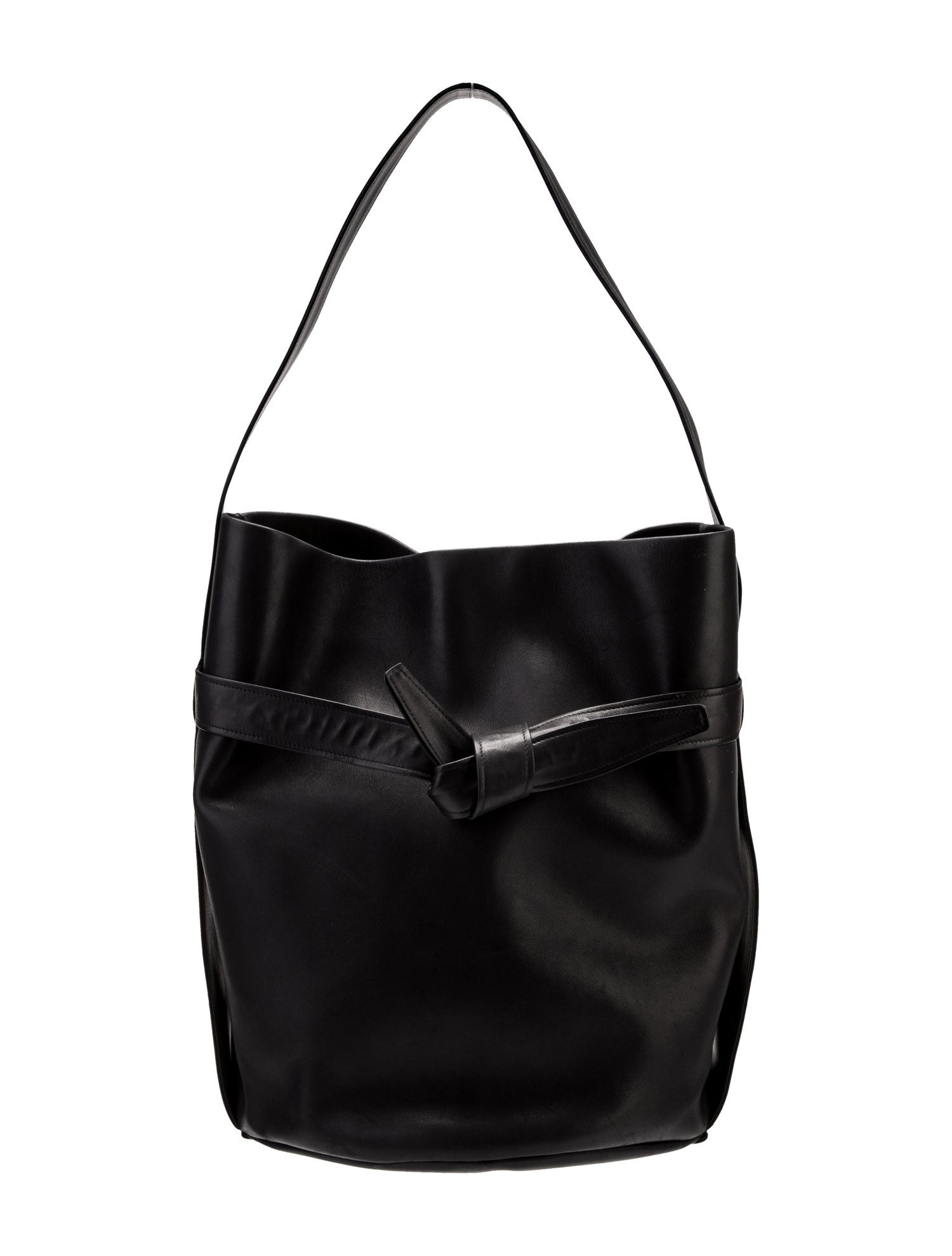 The Row Leather Bucket Bag