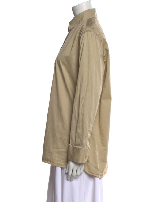 The Row Long Sleeve Button-Up Top