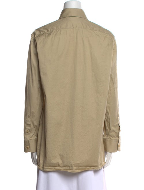 The Row Long Sleeve Button-Up Top