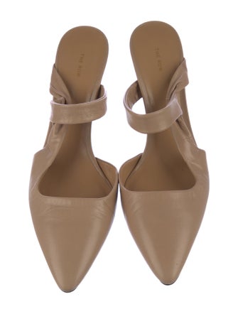 The Row Gala Twist Lambskin Mules