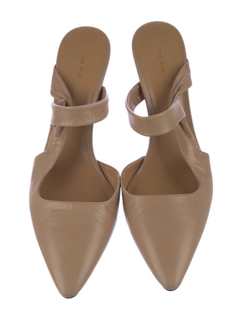 The Row Gala Twist Lambskin Mules