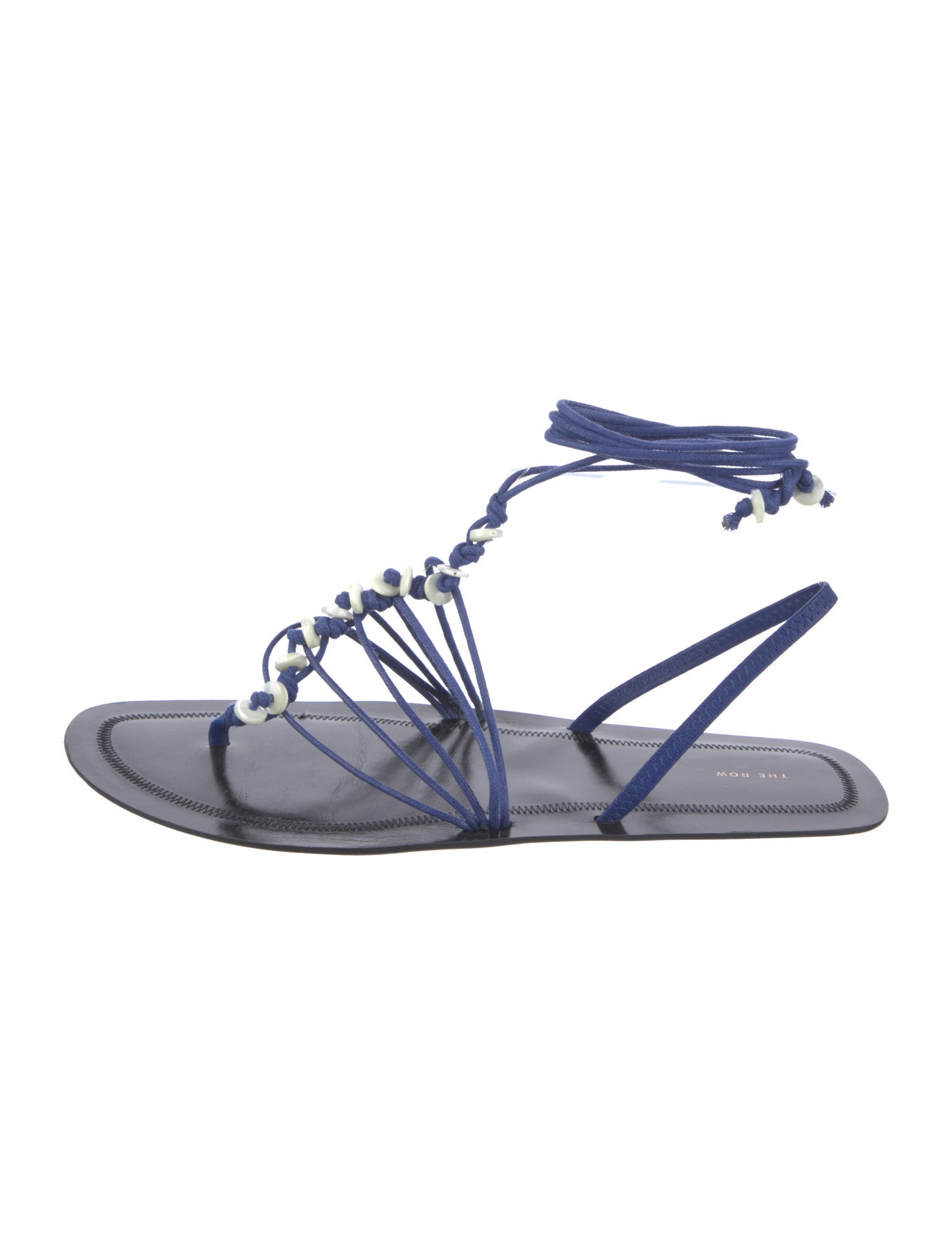 The Row Leather Slingback Flats