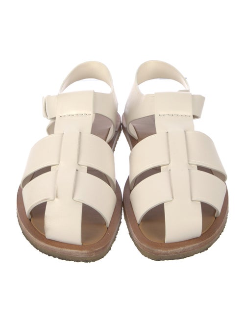 The Row Leather Slides