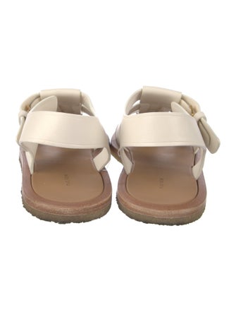 The Row Leather Slides