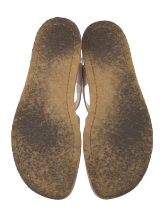 The Row Leather Slides