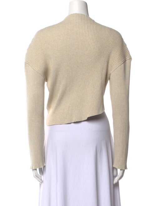 The Row Danana Mock Neck Crop Top