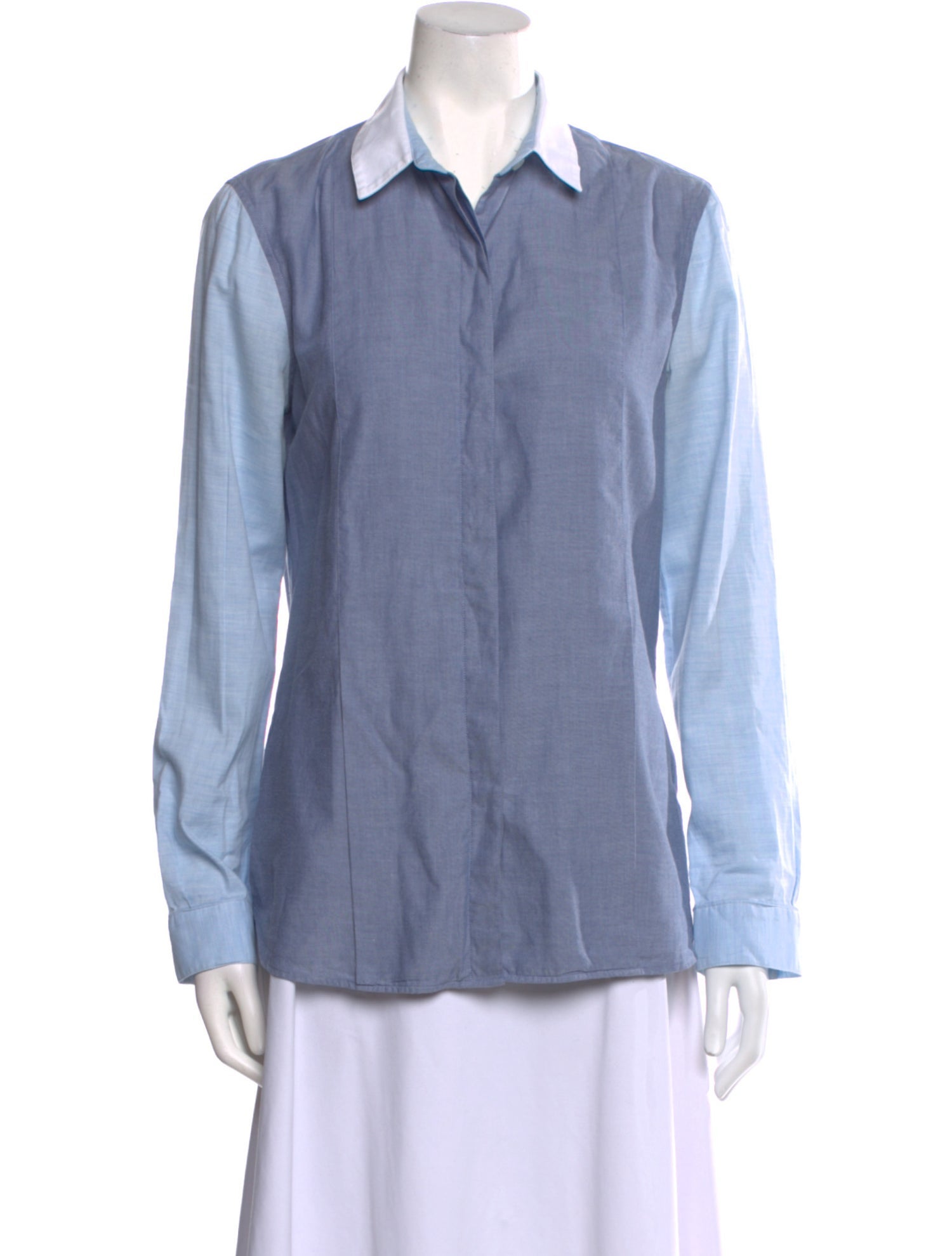 The Row Long Sleeve Button-Up Top