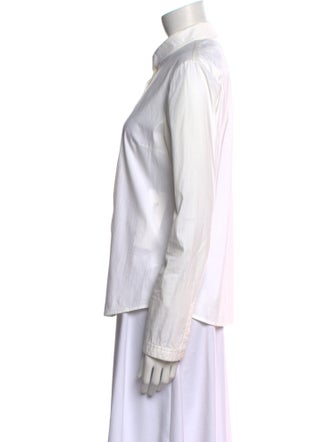 The Row Long Sleeve Button-Up Top