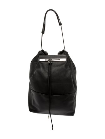The Row Leather Bucket Bag