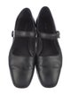 The Row Leather Mary Jane Flats