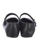 The Row Leather Mary Jane Flats