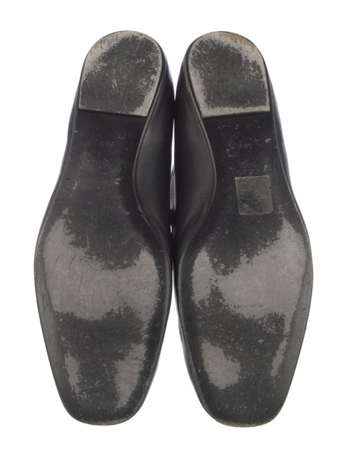 The Row Leather Mary Jane Flats