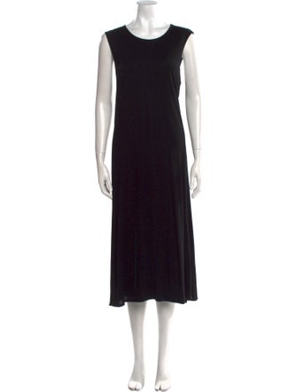 The Row Scoop Neck Midi Length Dress