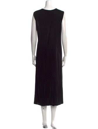 The Row Scoop Neck Midi Length Dress