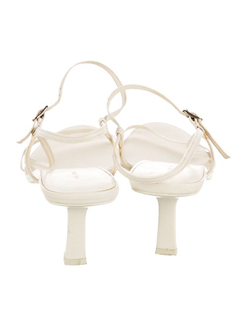 The Row Bare Leather Slingback Sandals