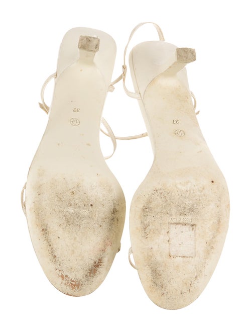 The Row Bare Leather Slingback Sandals