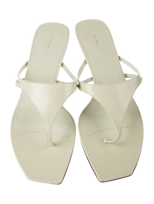 The Row Leather Slides