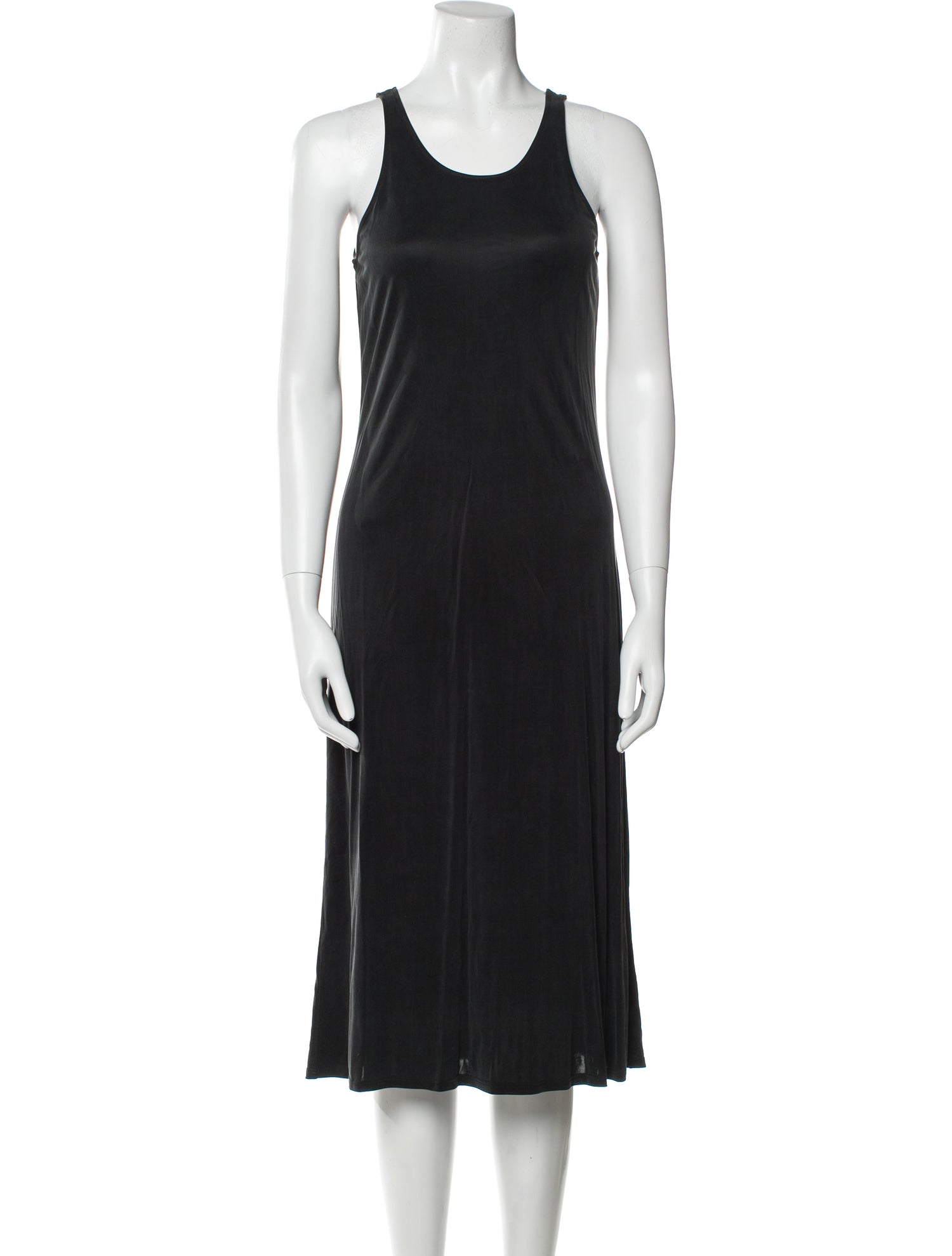 The Row Scoop Neck Midi Length Dress