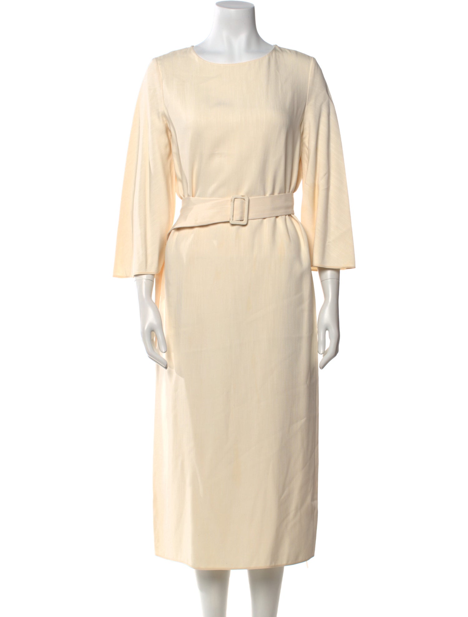 The Row Bateau Neckline Midi Length Dress