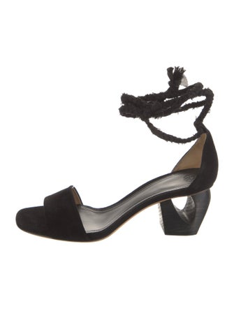 The Row Suede Braided Accents Sandals