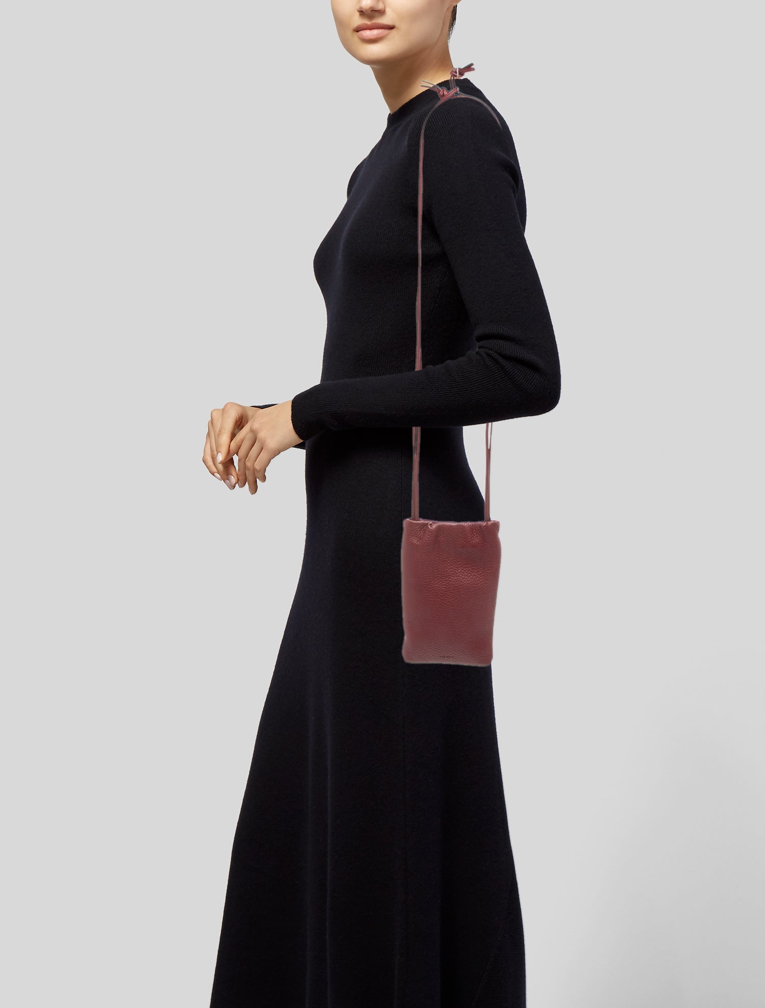 The Row Leather Bourse Phone Case