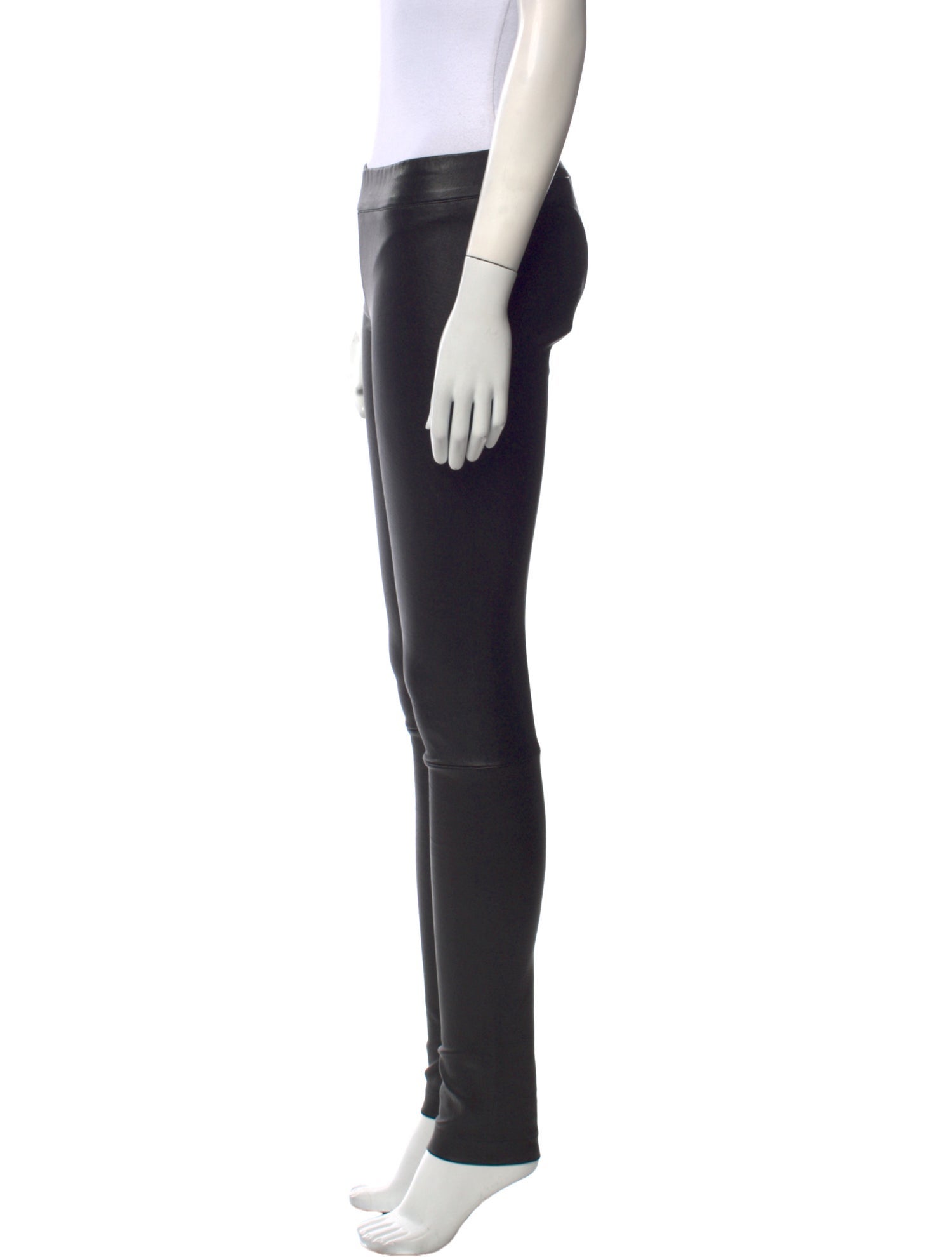The Row Leather Skinny Leg Pants
