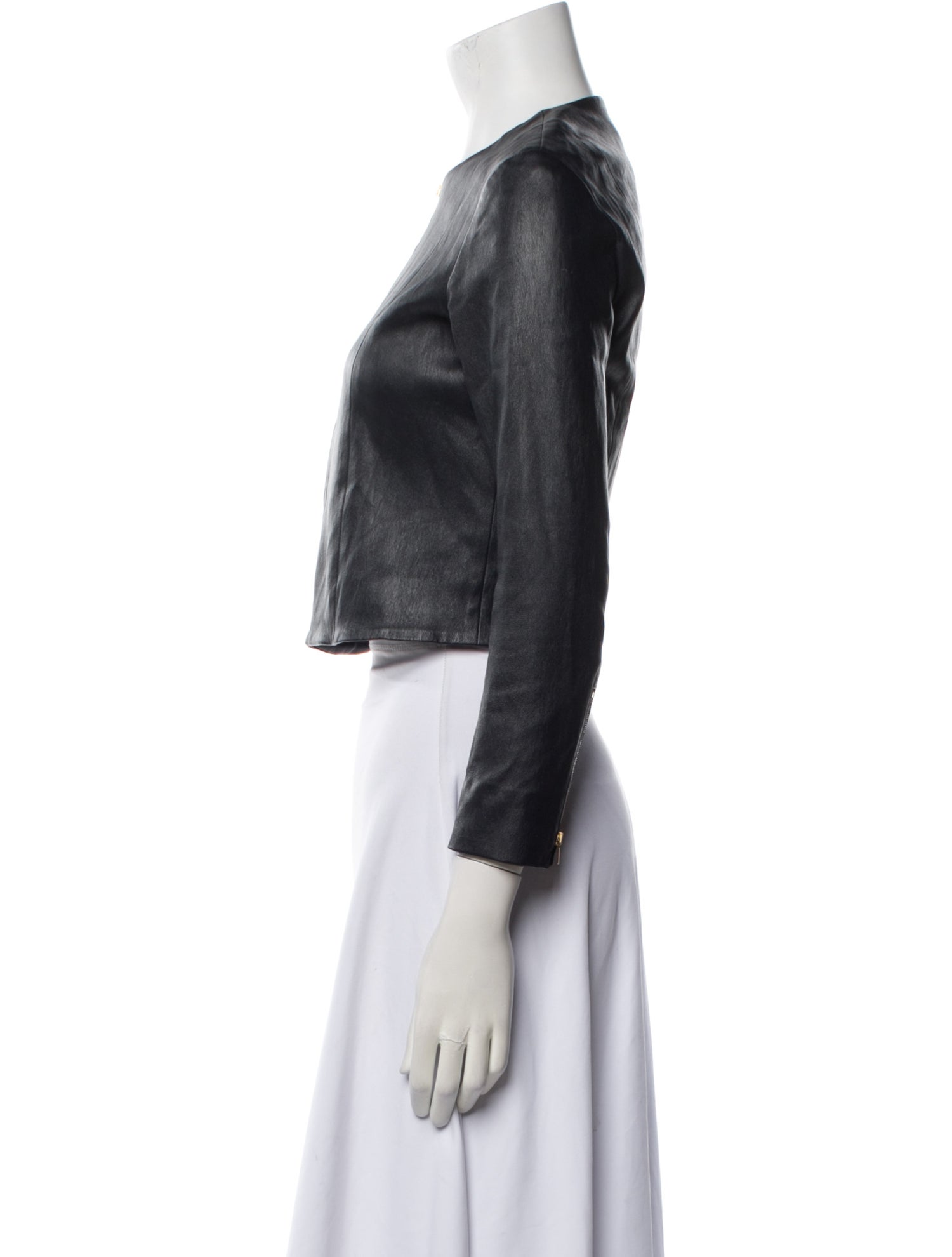 The Row Leather Biker Jacket