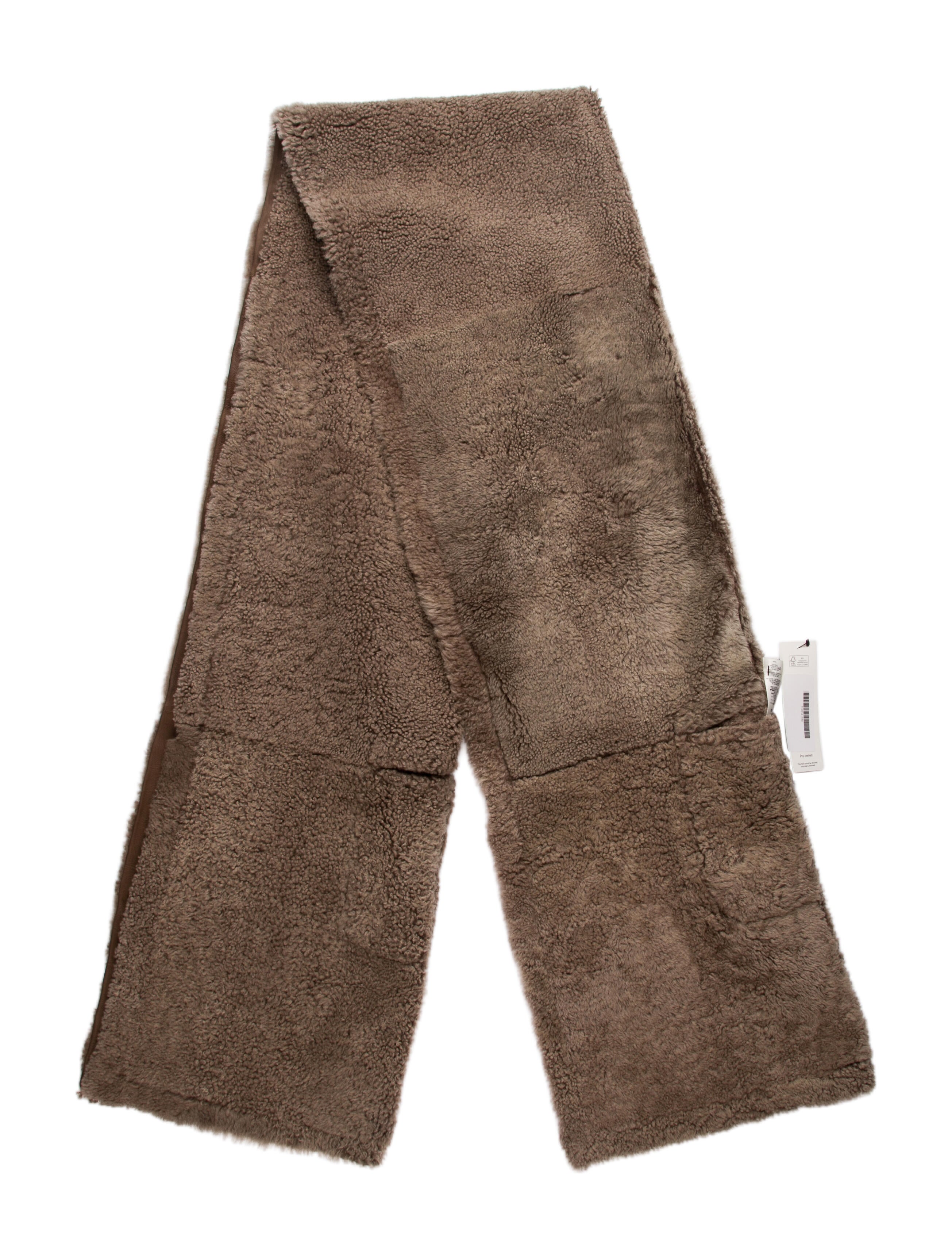 The Row Lamb Fur Shawl