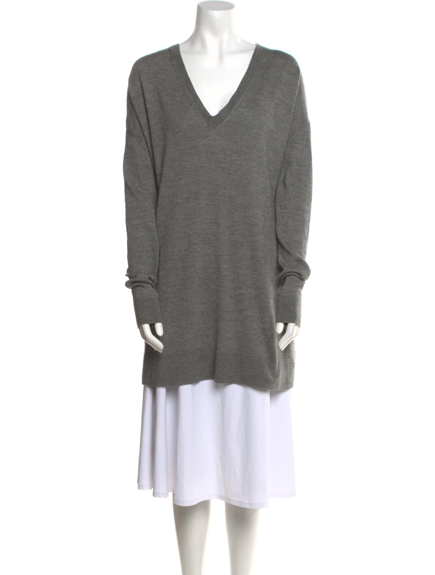 The Row Cashmere V-Neck Sweater