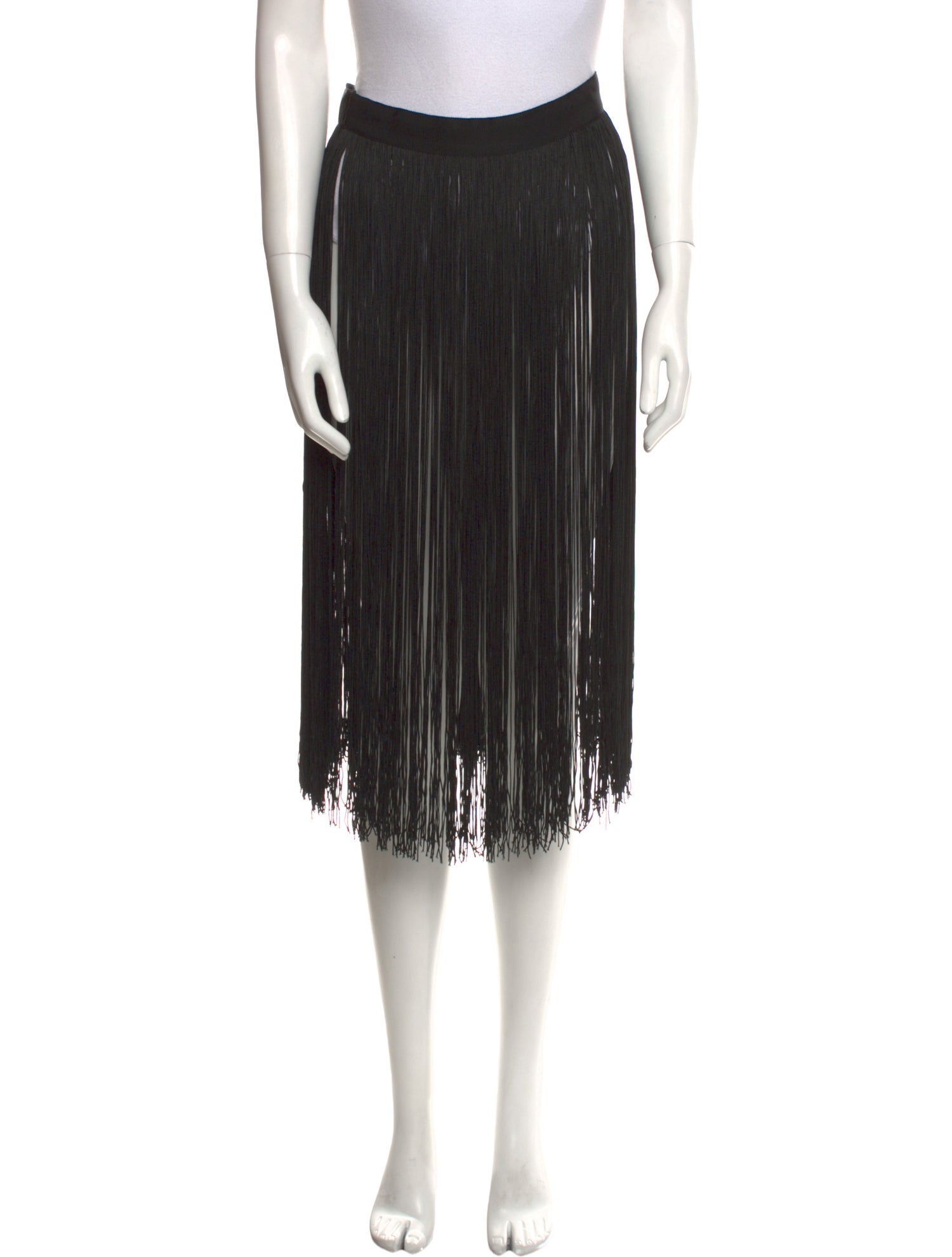 The Row Grosgrain Trim Knee-Length Skirt