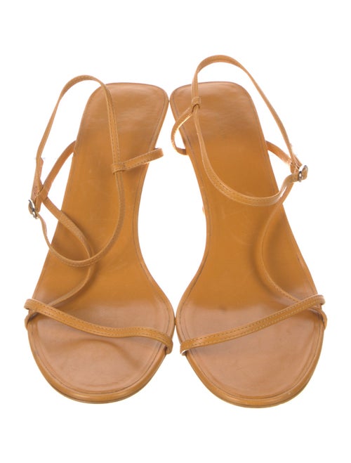 The Row Leather Slingback Sandals