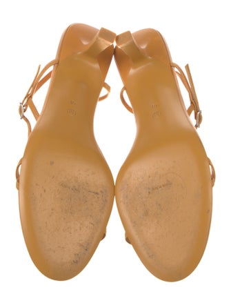 The Row Leather Slingback Sandals