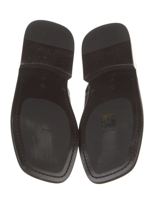 The Row Mensy Leather Slingback Sandals