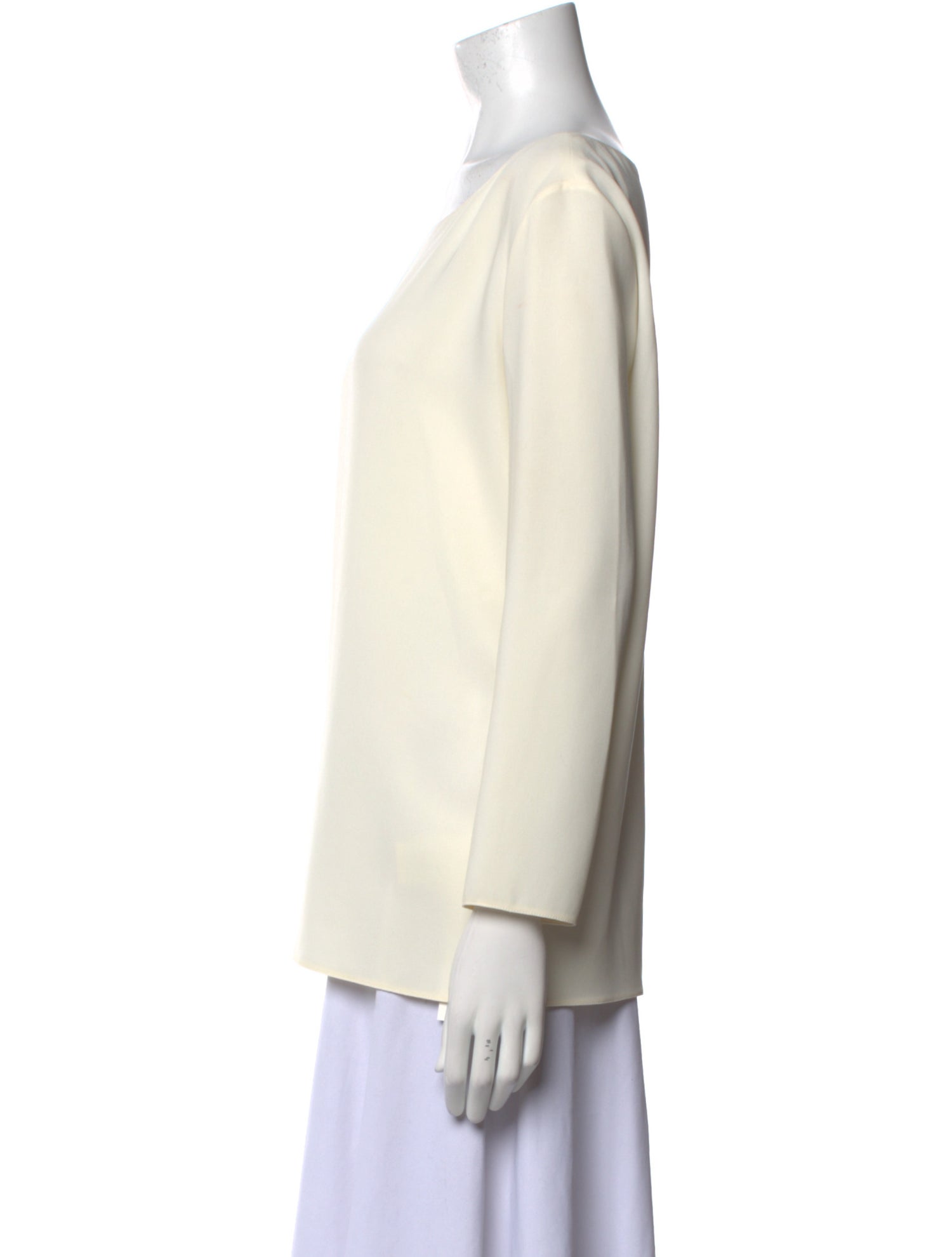 The Row Penny Bateau Neckline Blouse