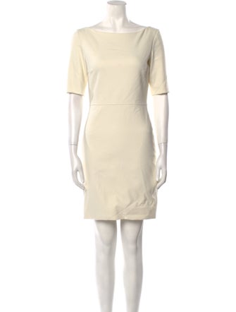 The Row Bateau Neckline Mini Dress