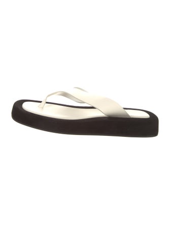 The Row Ginza Leather Slides