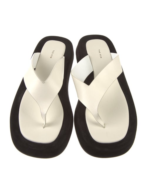 The Row Ginza Leather Slides