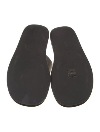 The Row Ginza Leather Slides
