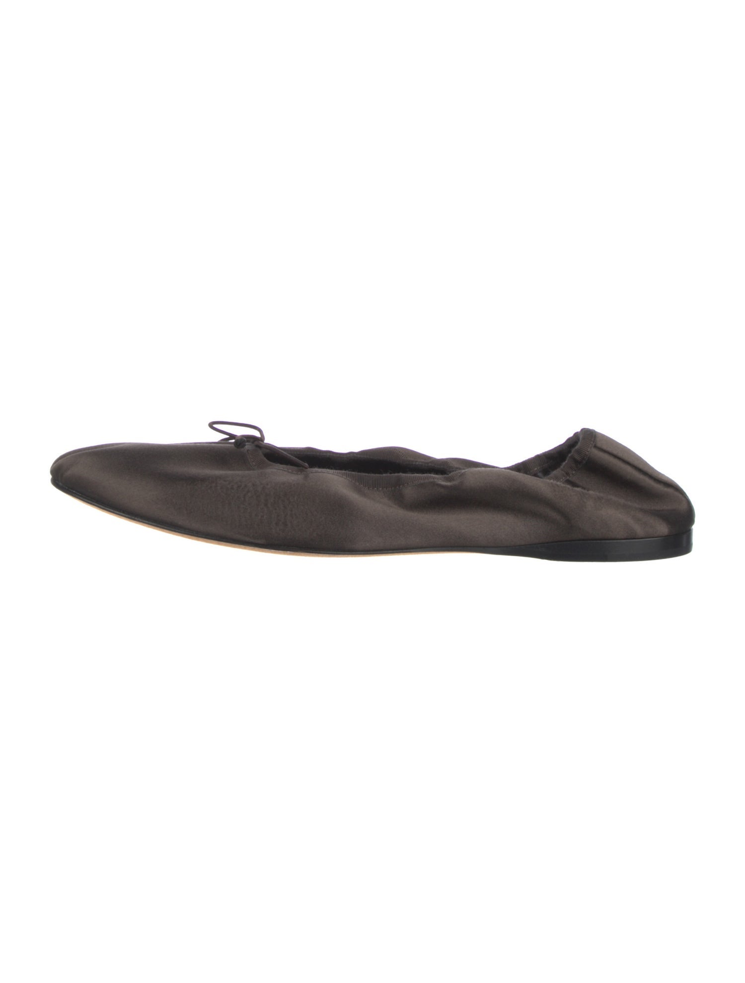 The Row Awar Satin Ballet Flats