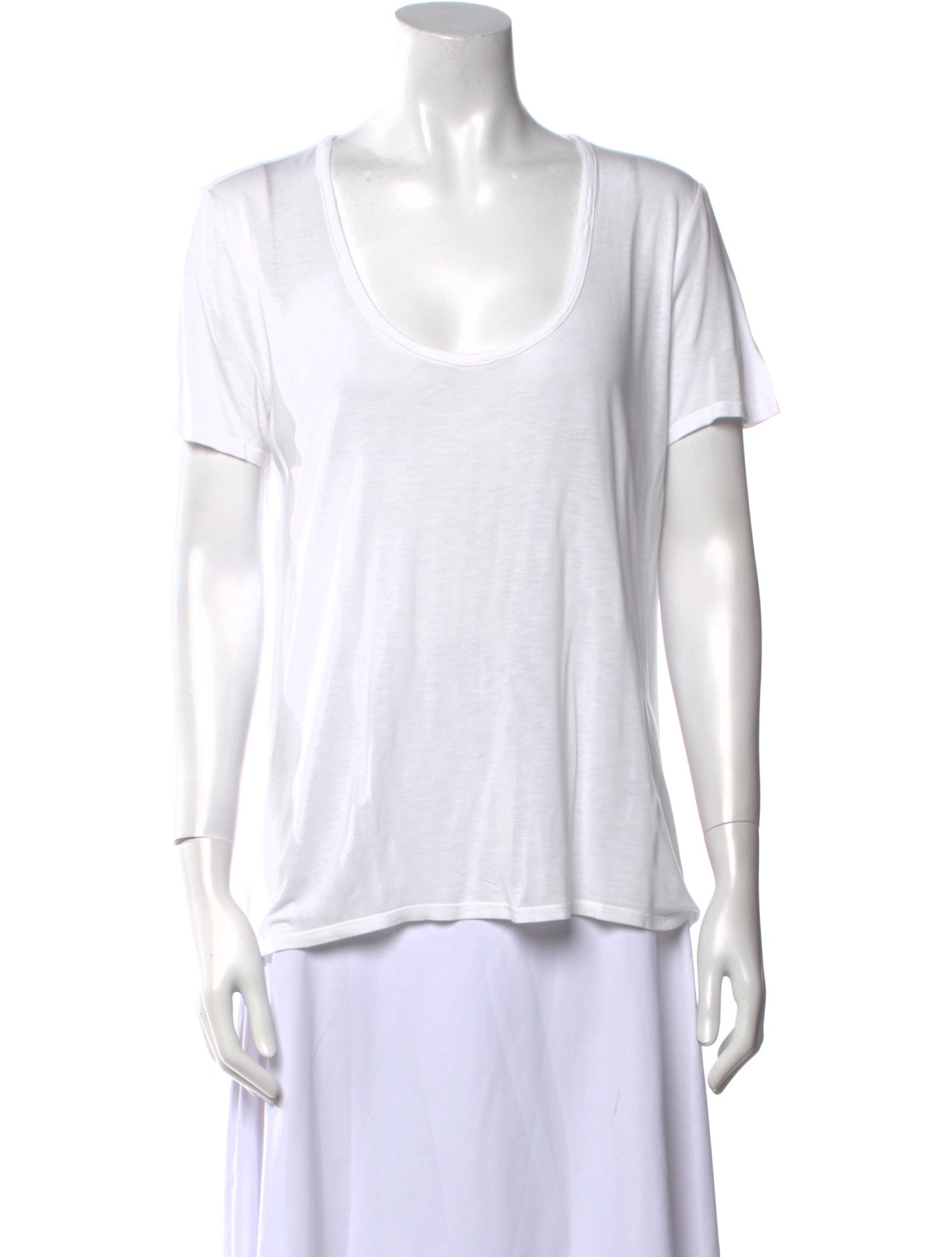 The Row Scoop Neck Short Sleeve T-Shirt
