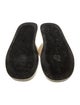 The Row Ginza Velvet Flip Flops