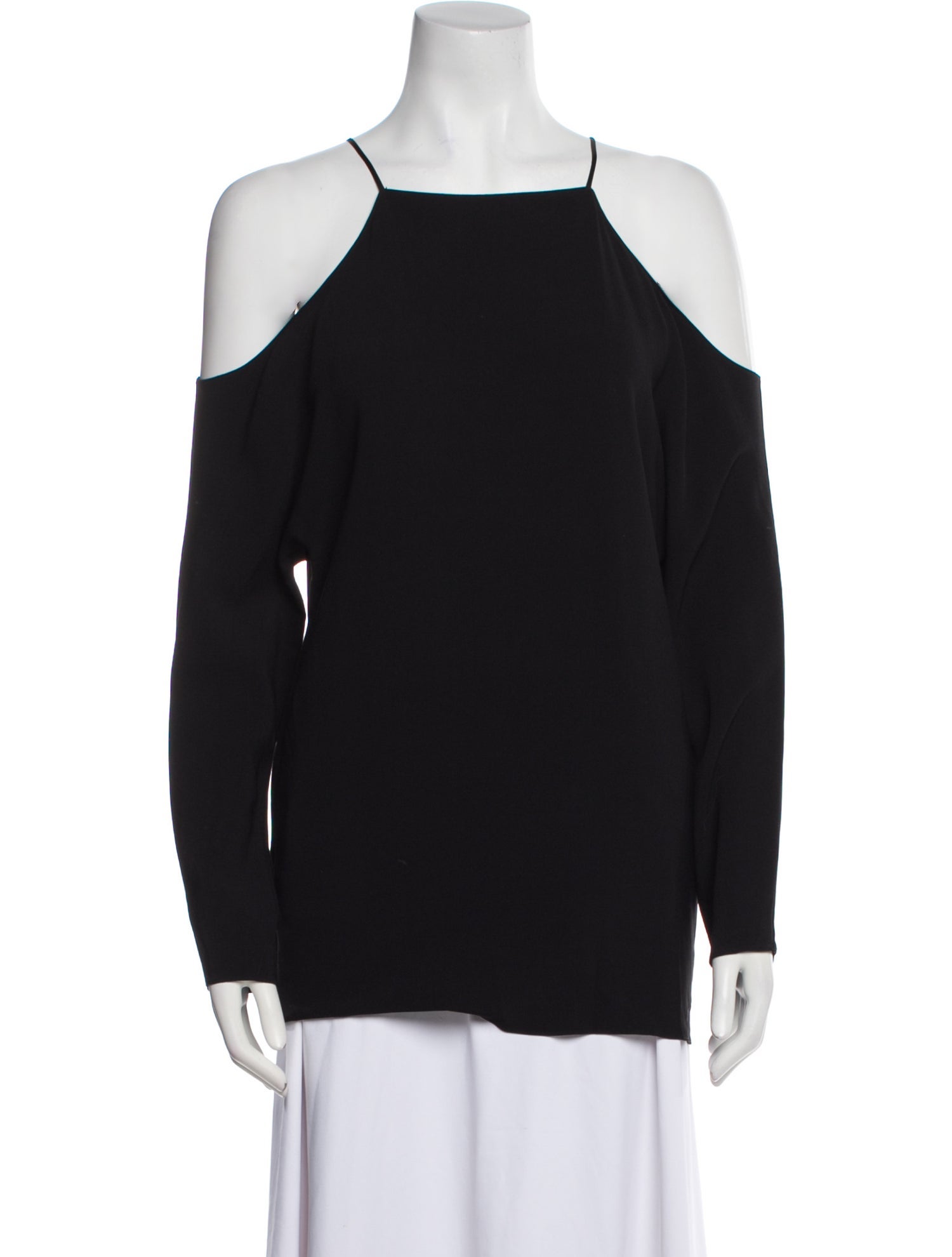 The Row Square Neckline Long Sleeve Top