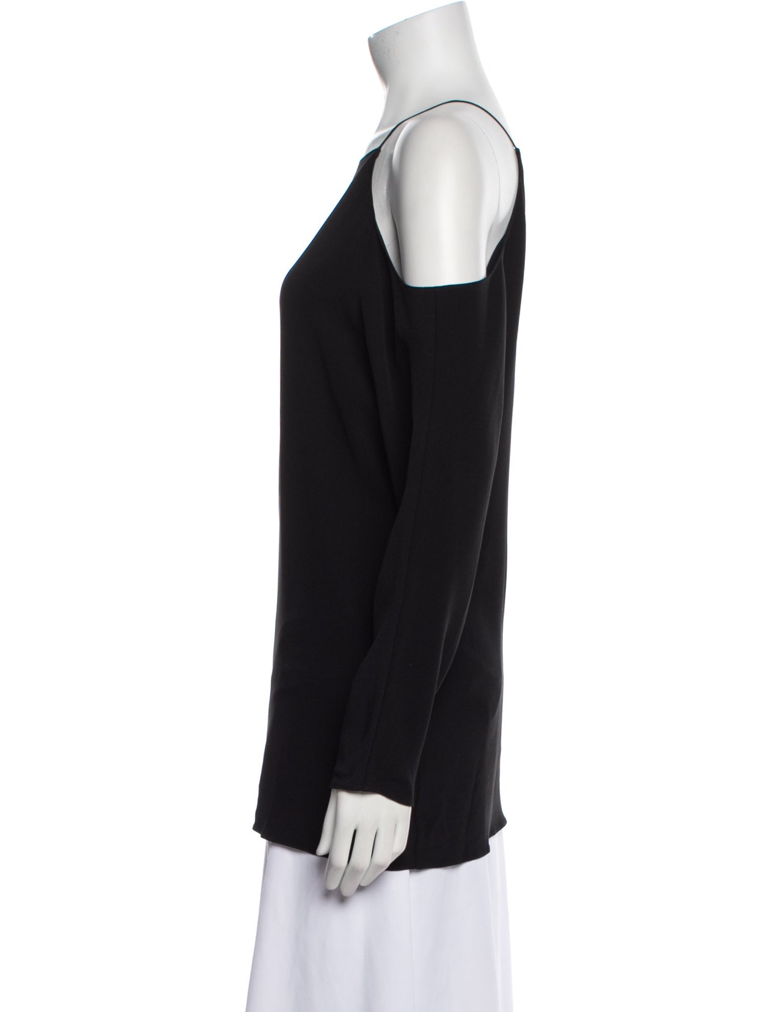 The Row Square Neckline Long Sleeve Top