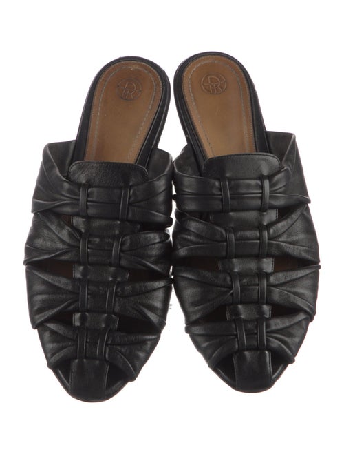 The Row Capri Leather Mules
