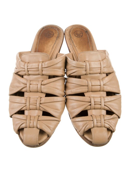The Row Leather Mules