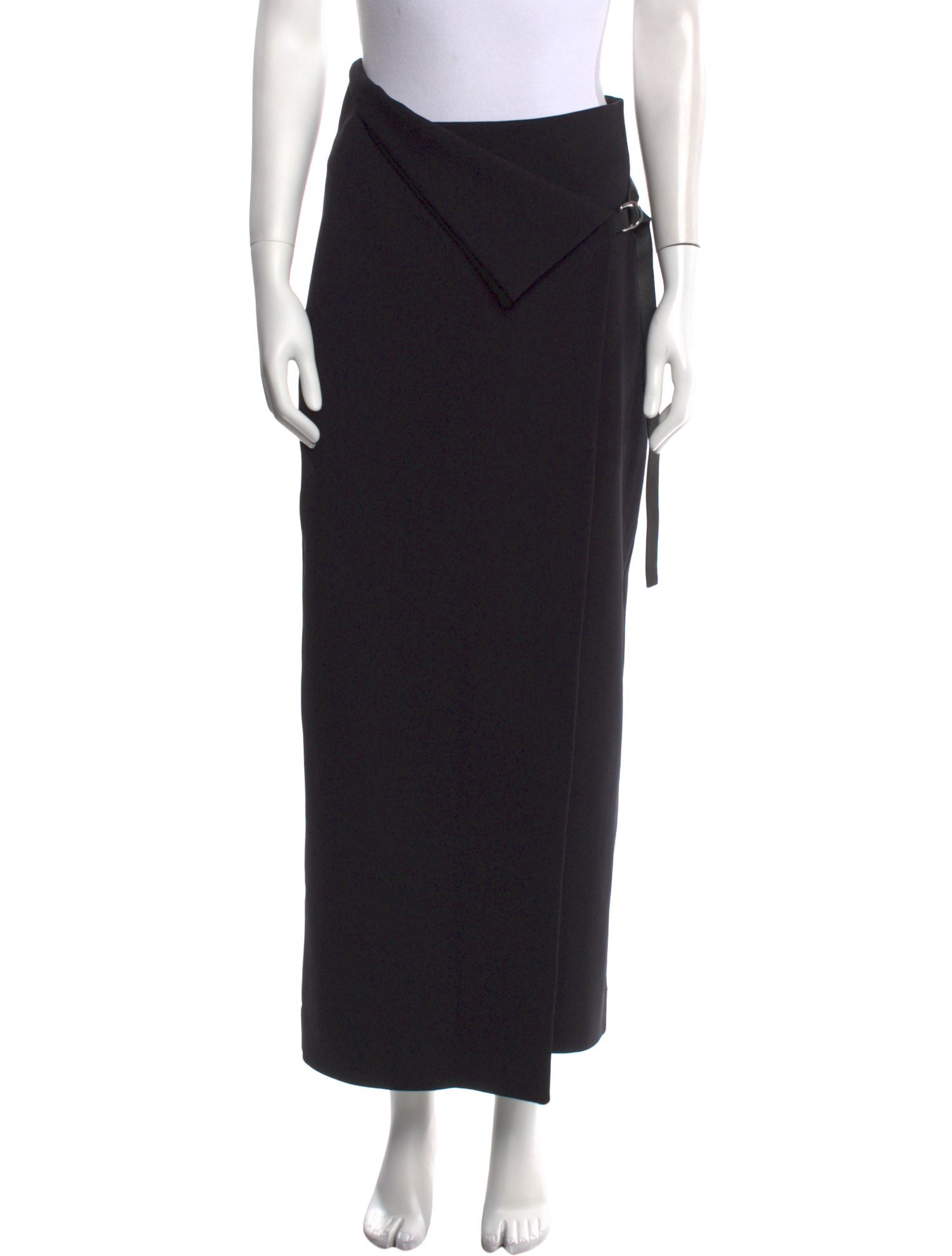 The Row Leather Trim Embellishment Midi Length Skirt