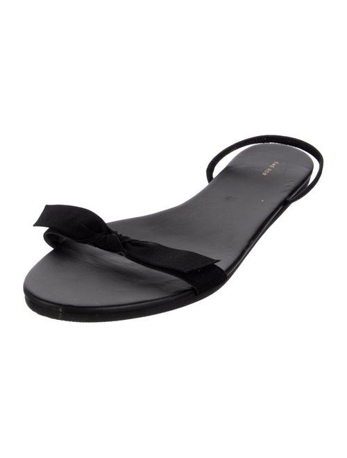 The Row Leather Slides